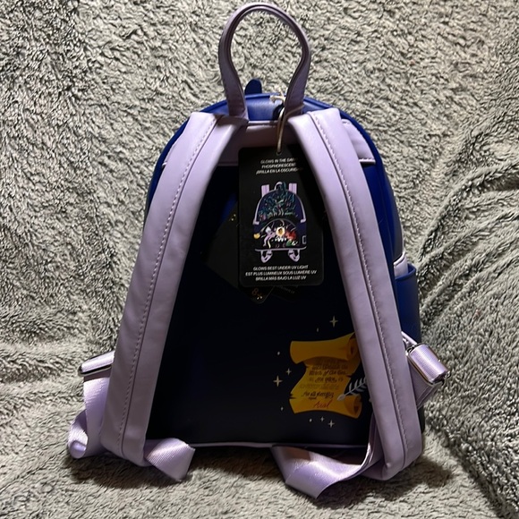 Little Mermaid purple mini backpack - Picture 2 of 2